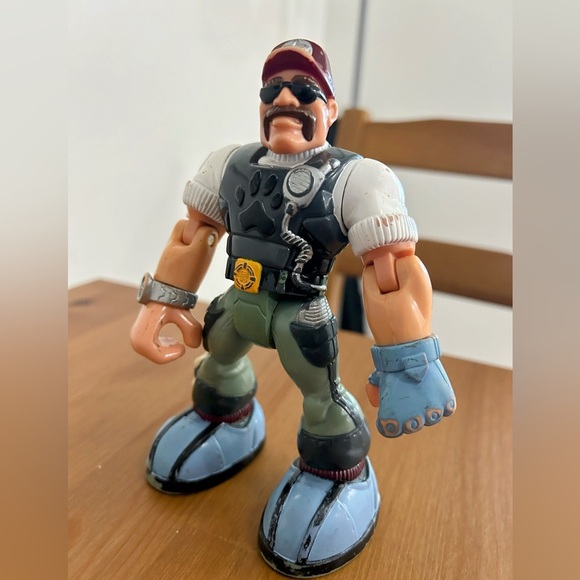 1999 Mattel FP Rescue  Hereos Bill Barker K9 Police 6.5" Action Figure - Picture 6 of 6